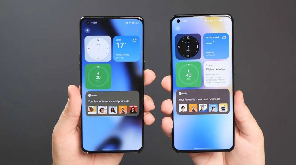 ColorOS 13 Shelf con contapassi ColorOS 13 Shelf con contapassi