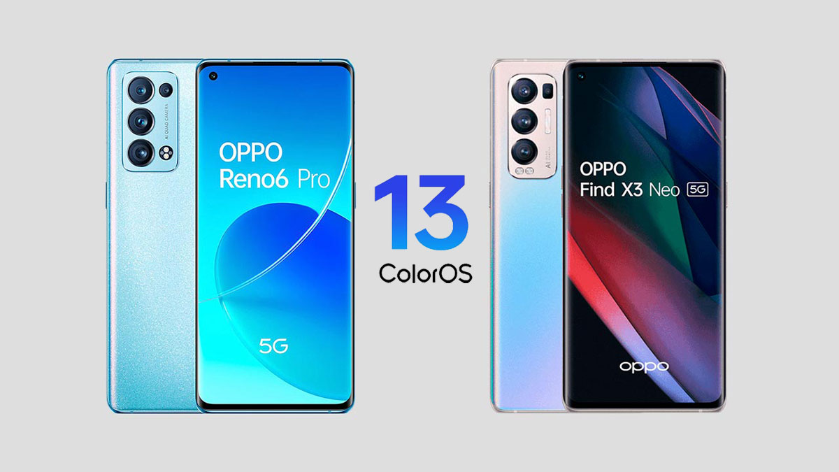 OPPO Find X3 Neo e Reno6 Pro