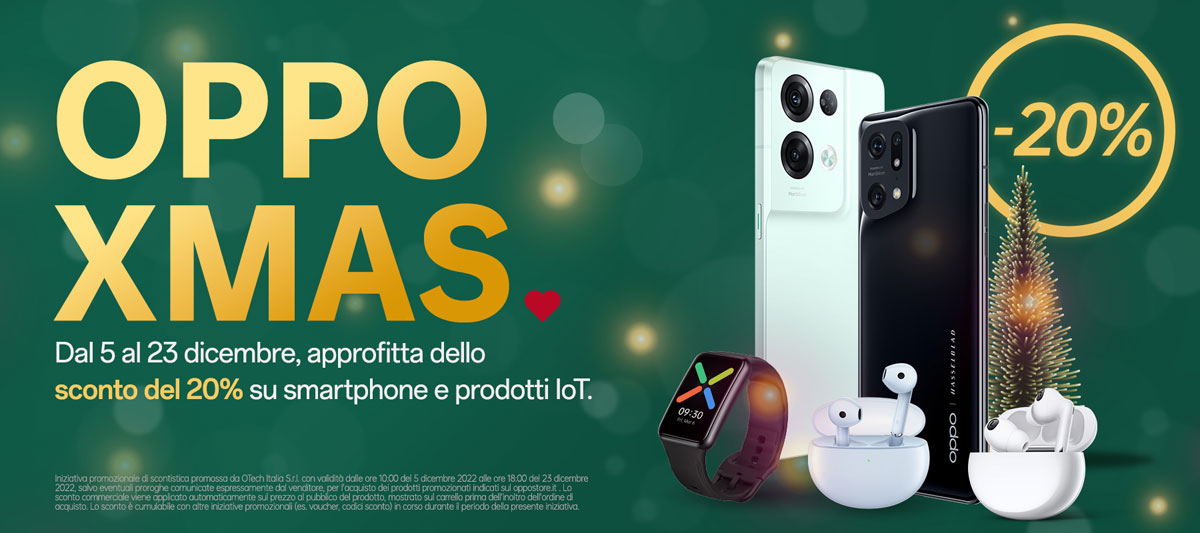 OPPO Store offerte di Natale