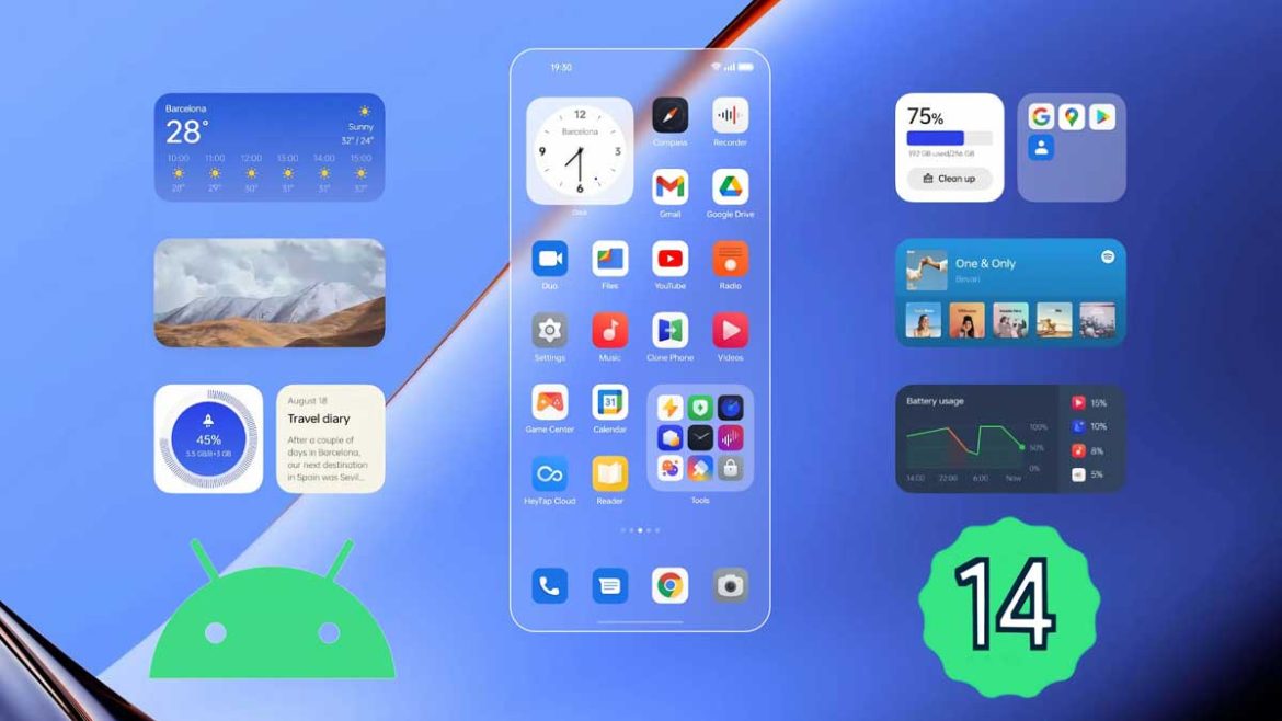 ColorOS e Android 14 ColorOS e Android 14