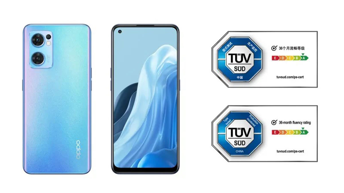 OPPO certificazione TÜV SÜD