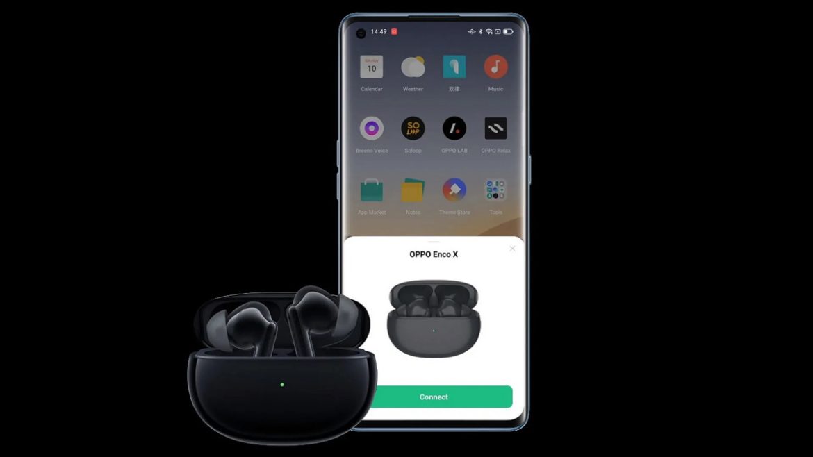 OPPO Enco connessione smartphone