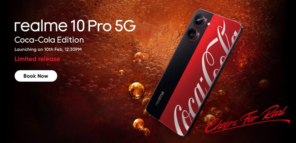 Realme 10 Pro 5G Coca-Cola Edition