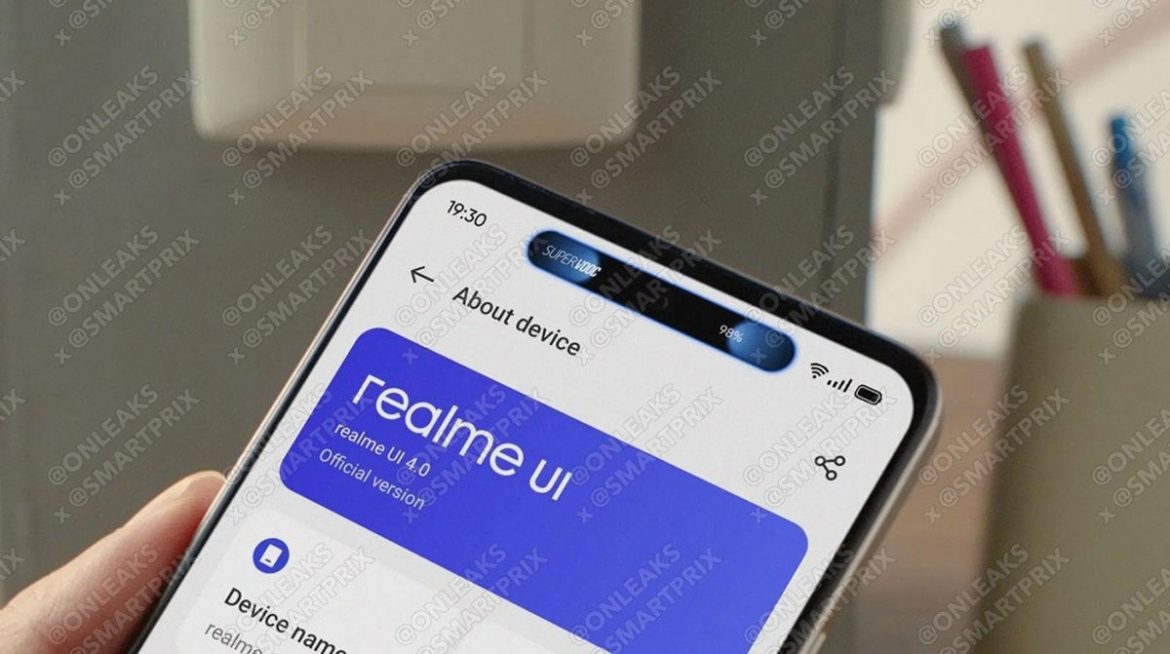 realme dynamic island