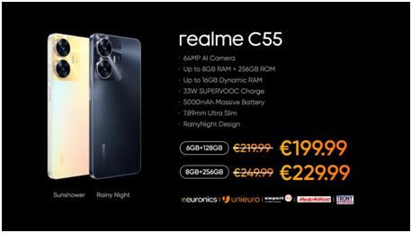 realme c55 prezzi