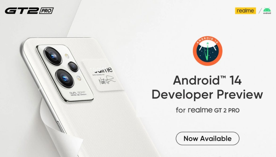 realme gt 2 pro android 14 beta 1