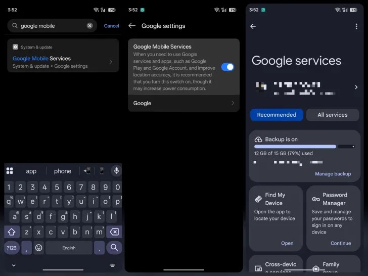 scaricare Play Store su smartphone OPPO cinesi