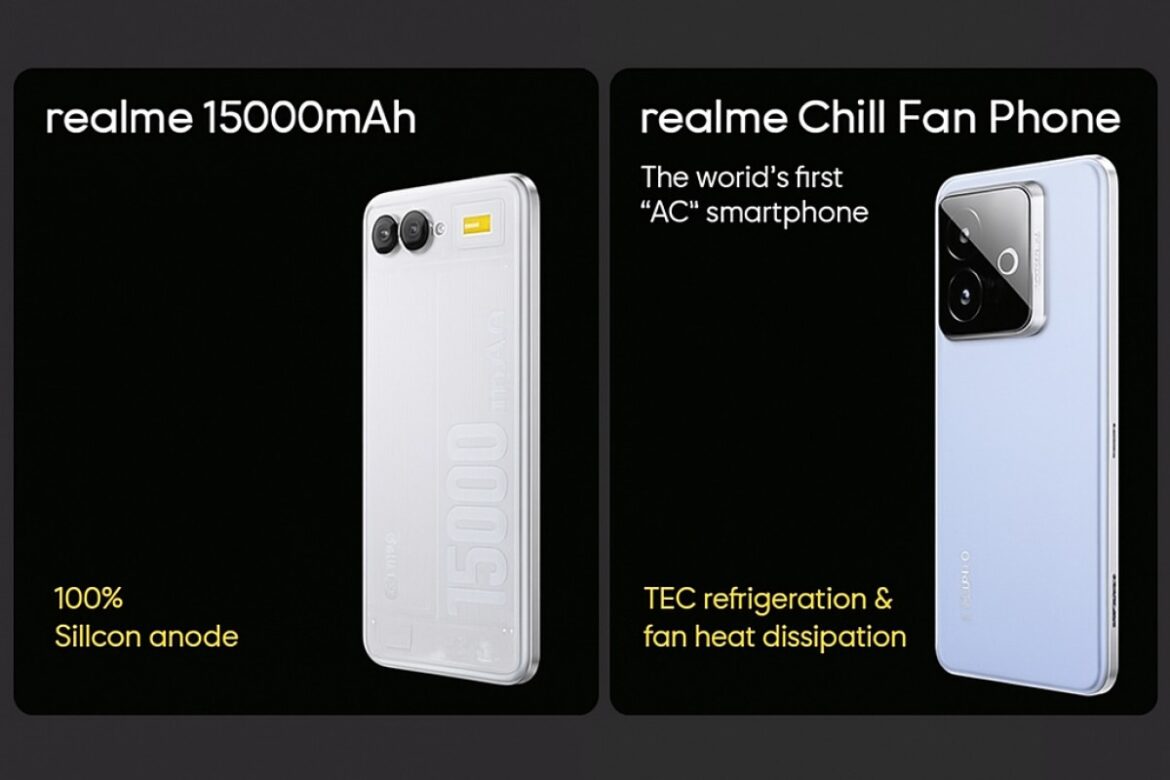Realme 15.000 mAh e Chill Fan Phone