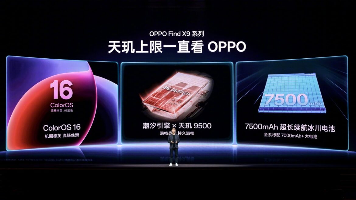 OPPO Find X9 e ColorOS 16