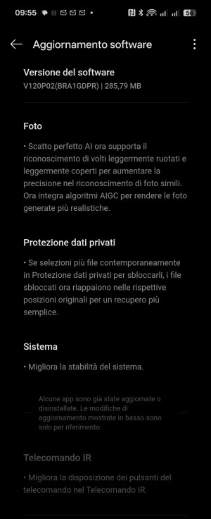 Aggiornamento ottobre 2025